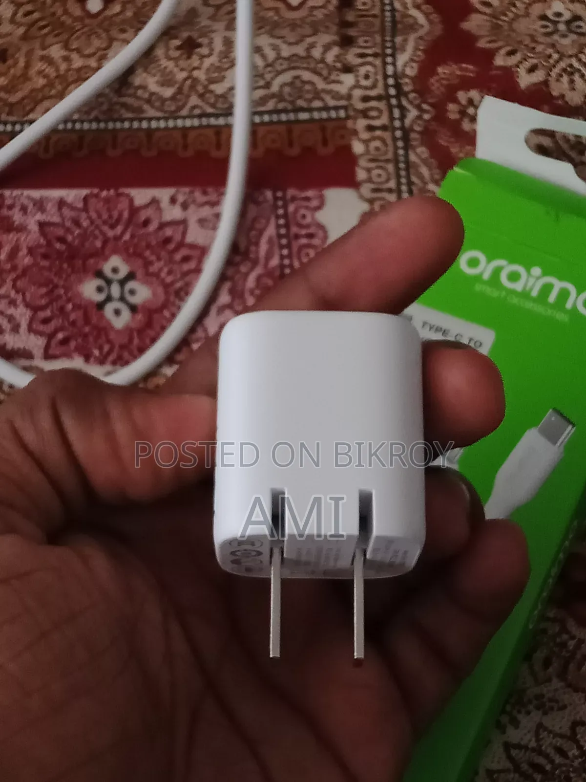Anker Zolo 20w and Oraimo Type C to Lightning Cable