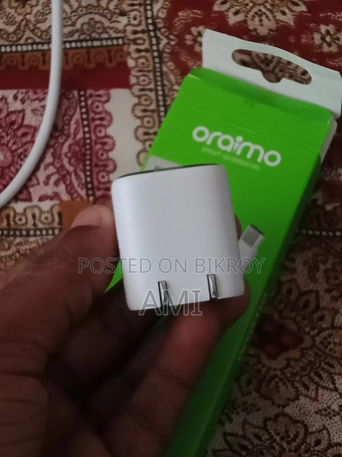 Anker Zolo 20w and Oraimo Type C to Lightning Cable