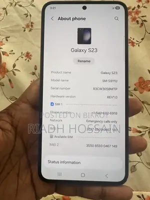Samsung Galaxy S23 128 GB Black