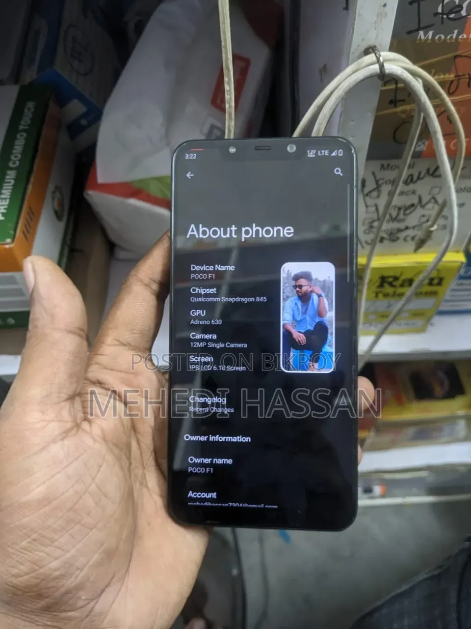 Xiaomi Pocophone F1 128 GB Gray