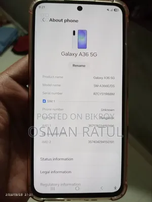 Samsung Galaxy A36 256 GB White