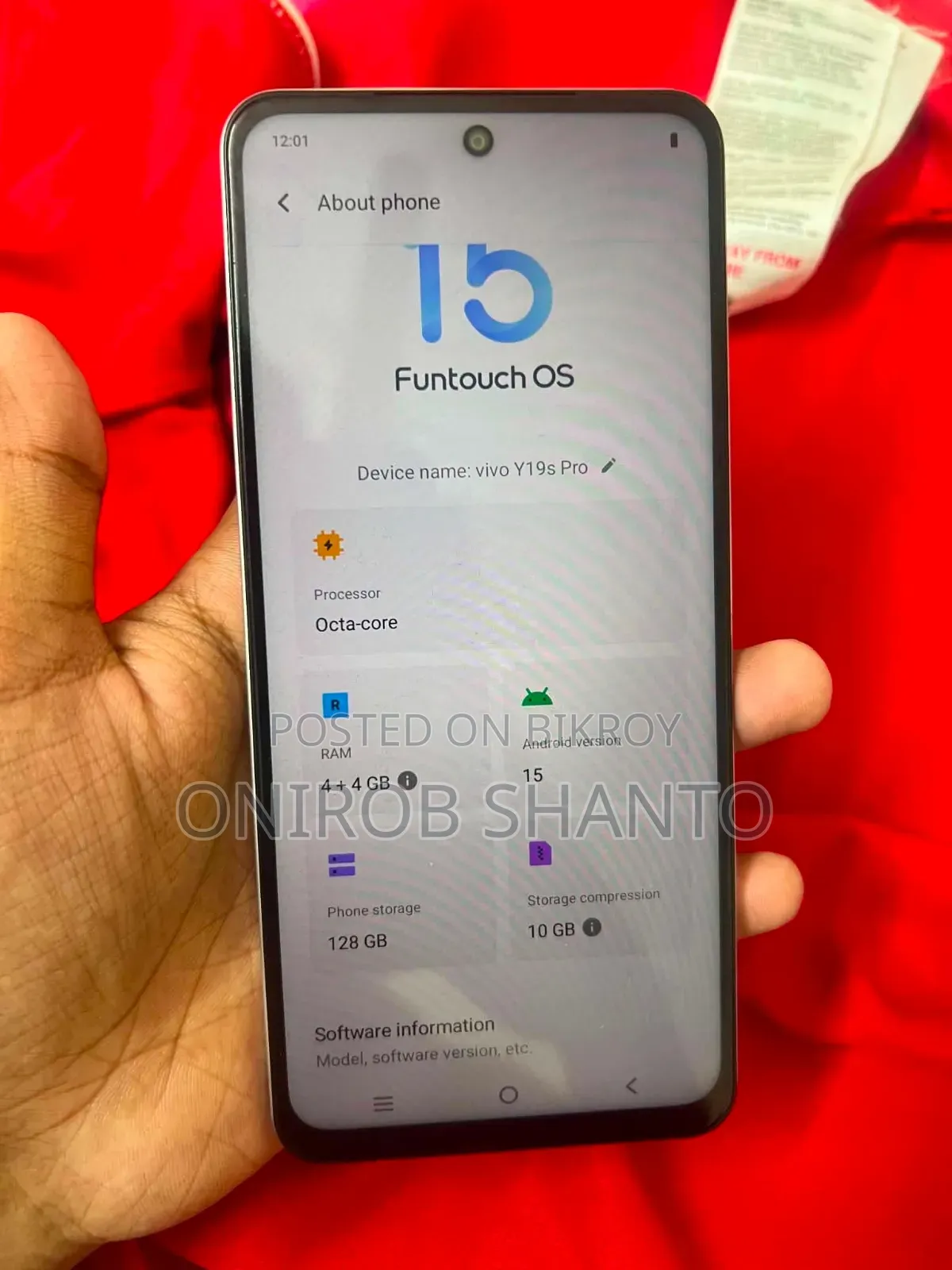 Vivo Y19s Pro 128 GB White