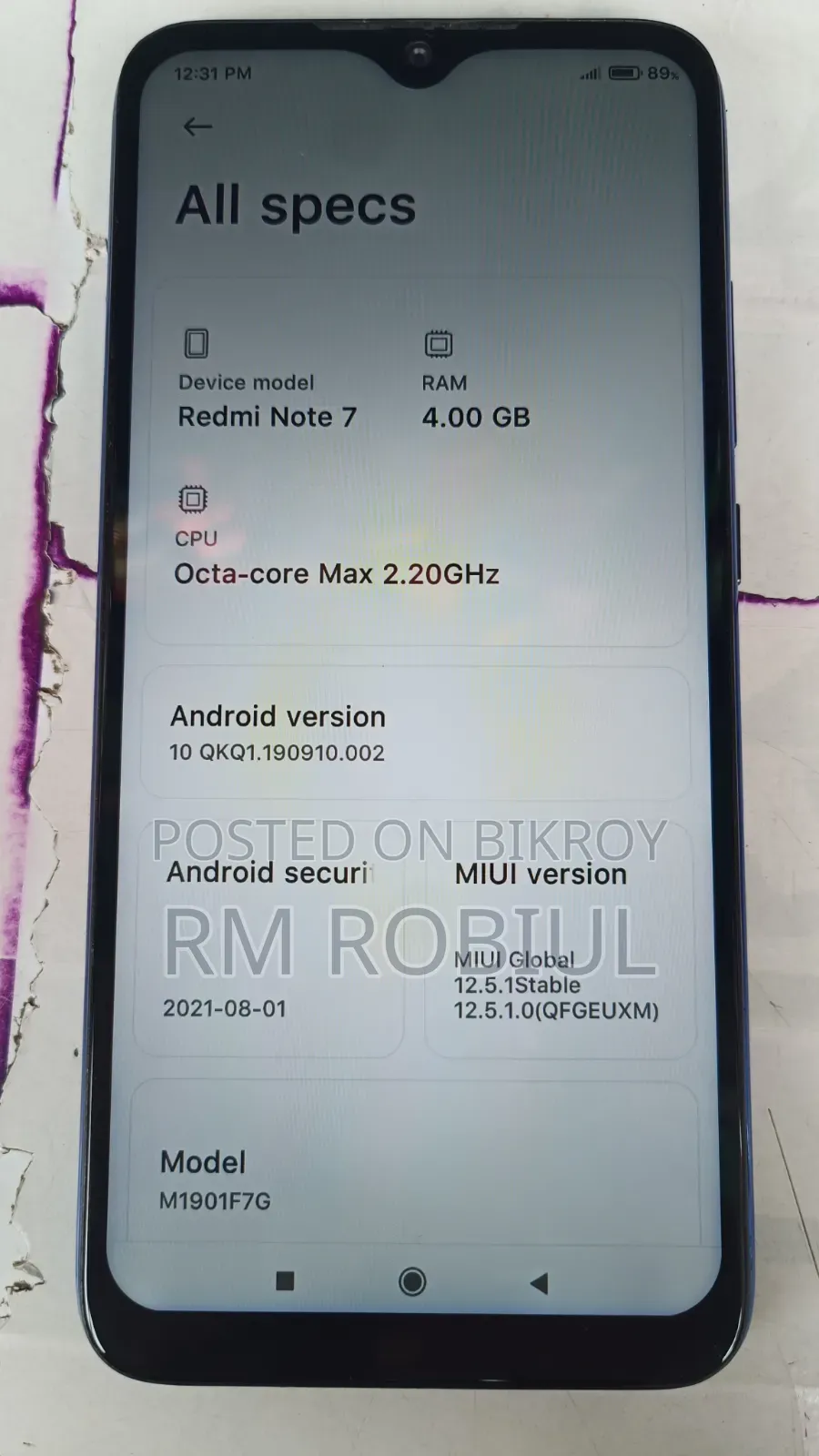 Xiaomi Redmi Note 7 64 GB Red