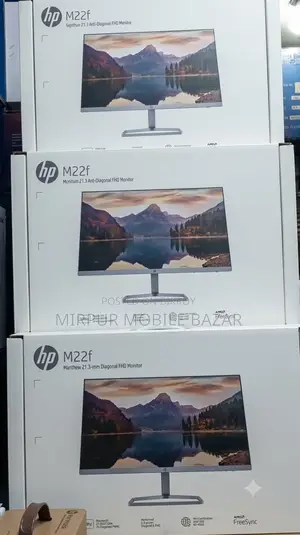নতুন HP ২২ ইঞ্চি LED ফুল ইনটেক বক্স মনিটর