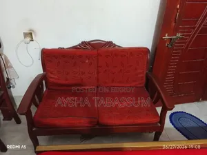 Teak Wood Sofa Set (including tea table)
