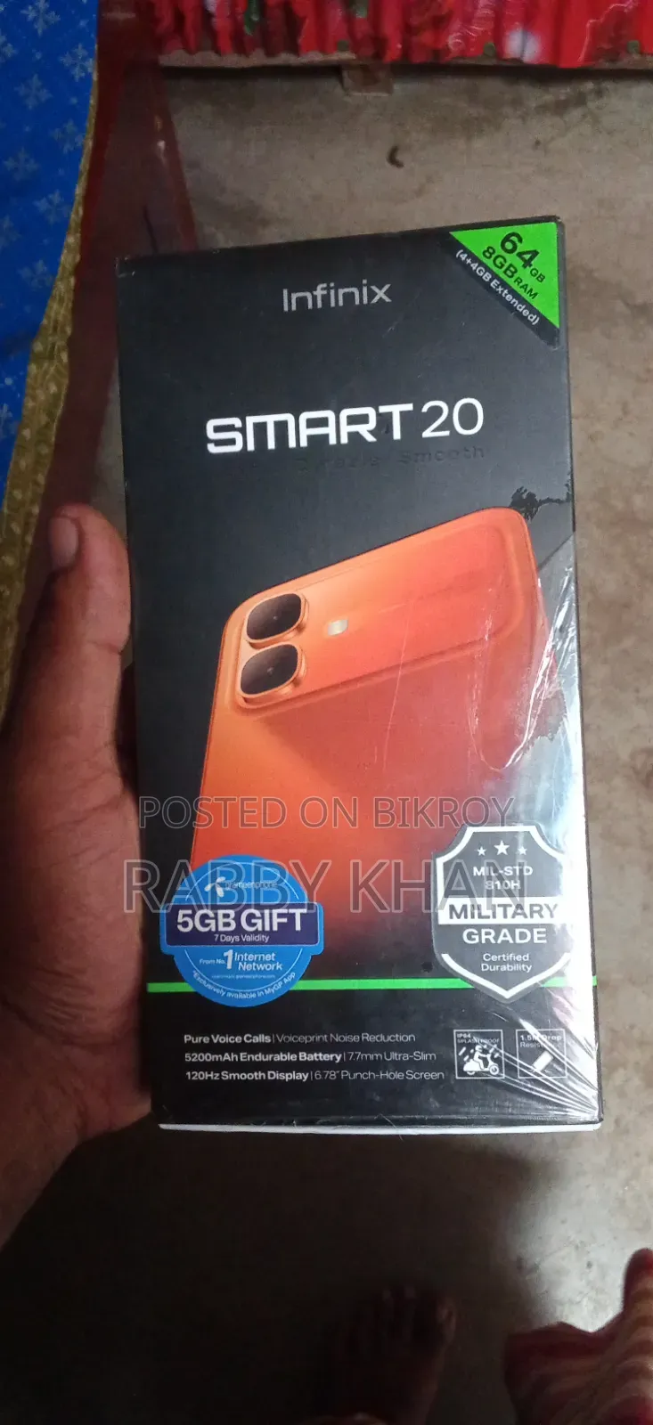 Infinix Smart 20 64 GB Silver