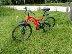 প্রিন্স ২৪" ডুয়াল সাসপেনশন ফুল সার্ভিসড সাইকেল – অফিস রেডি |