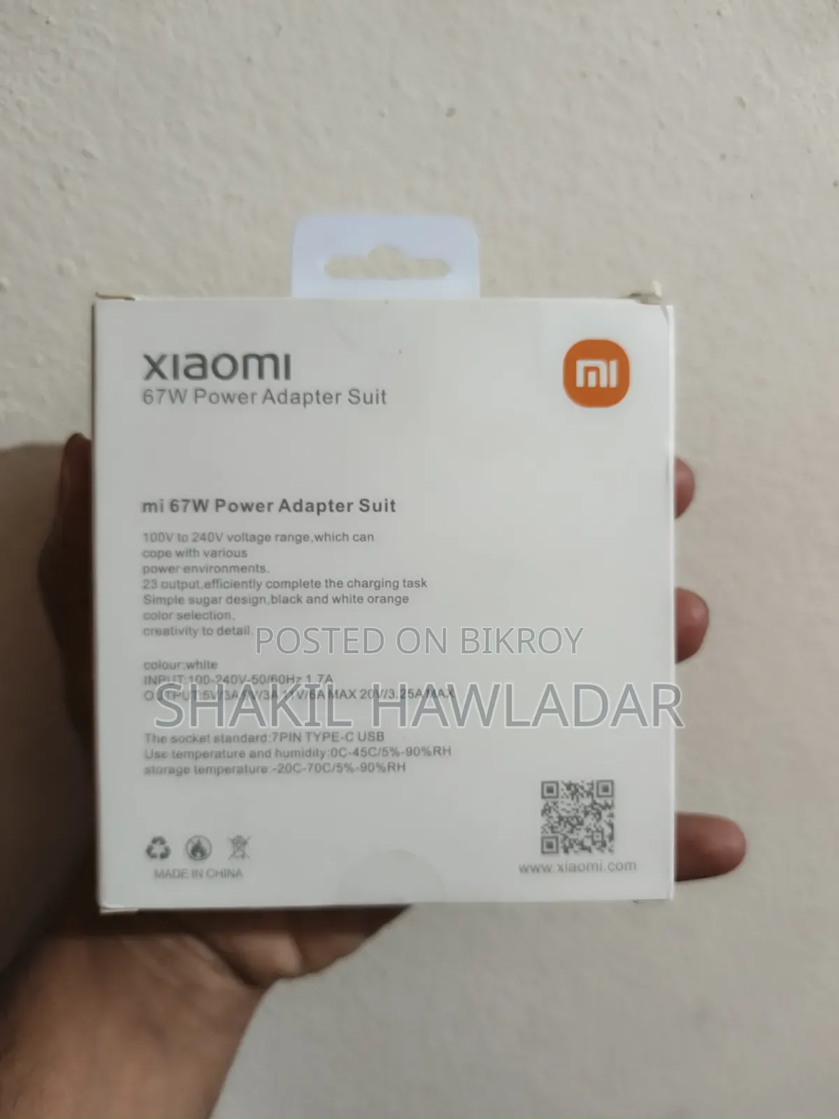 Xiaomi 67 Watt Fast Charger