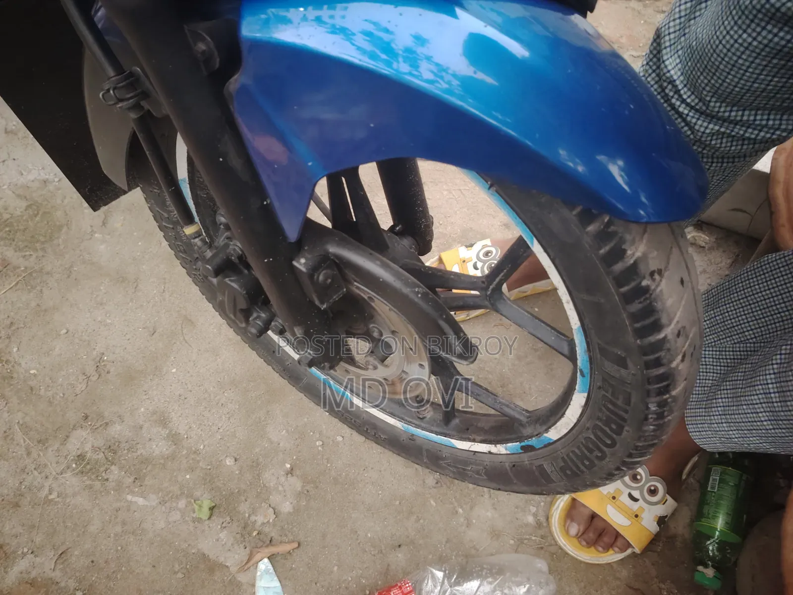 বাজাজ ডিসকভার ১২৫ ২০১৮ নীল
