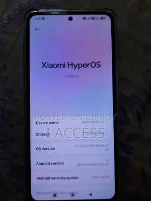 Xiaomi Redmi Note 14 4G 256 GB Blue