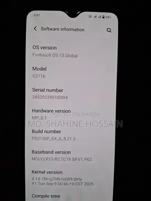 Vivo V23 128 GB Gold