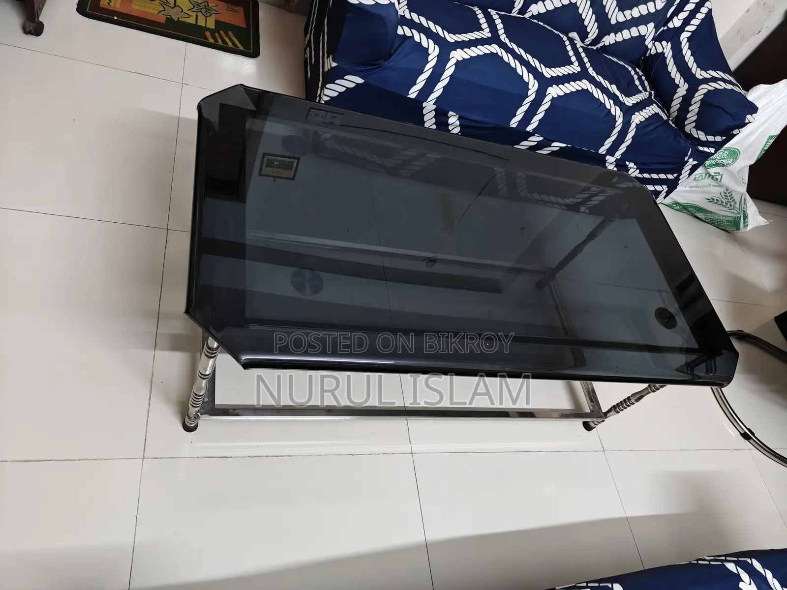 A side table will be sold