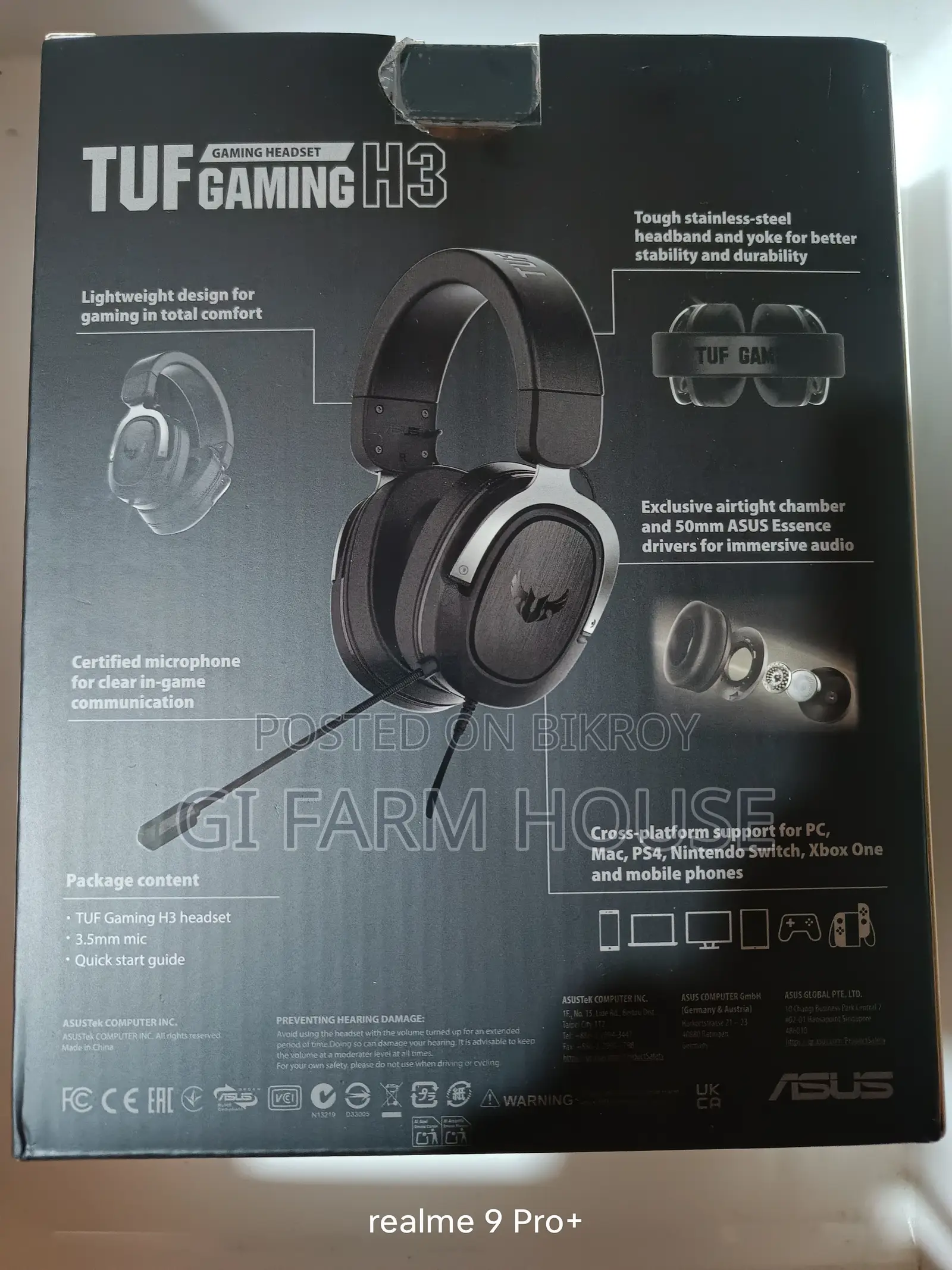 Asus Tuf Gaming H3 Headphone