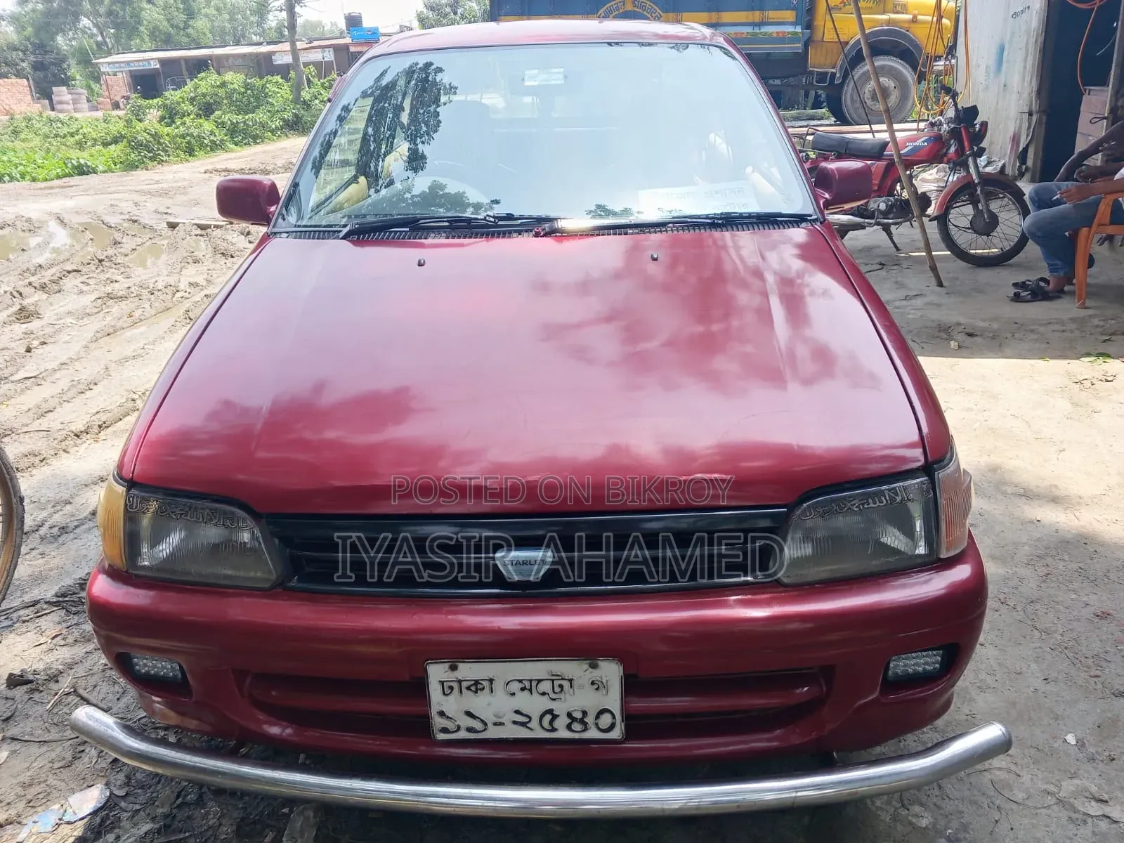 Toyota Starlet 1992 Maroon
