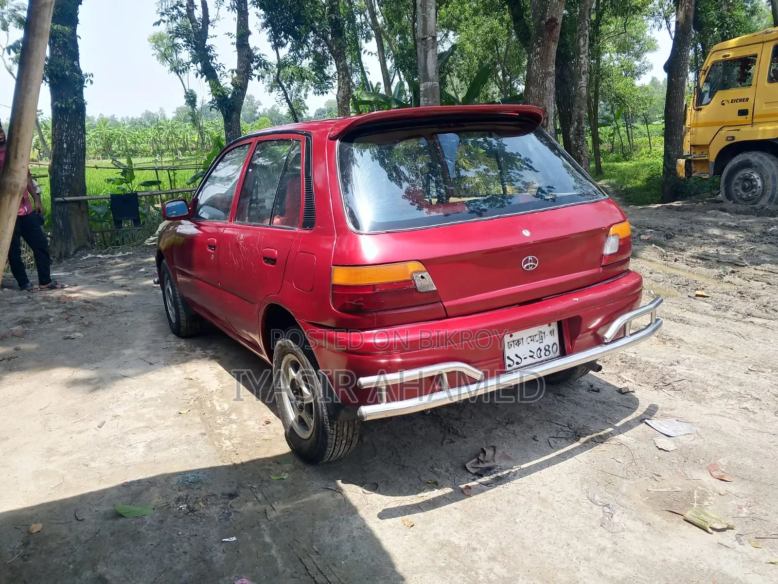 Toyota Starlet 1992 Maroon