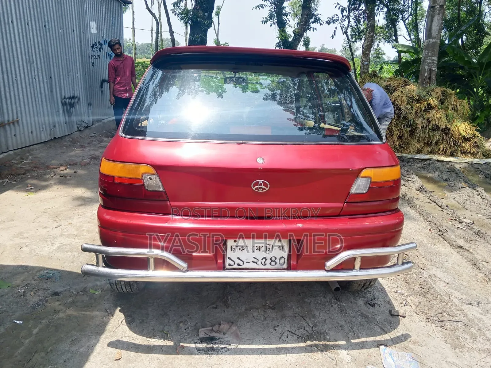 Toyota Starlet 1992 Maroon