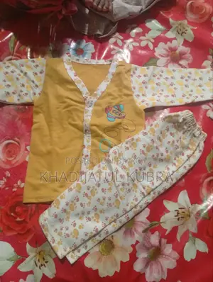 Baby Girl Full Sleeve Cotton Dress Set | New