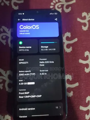 Oppo A16 64 GB Blue