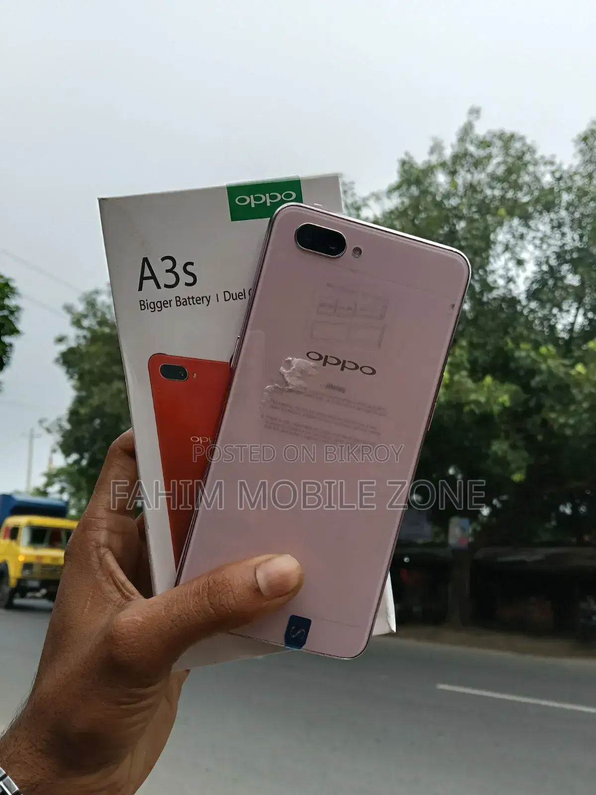 New Oppo A3s 256 GB Pink