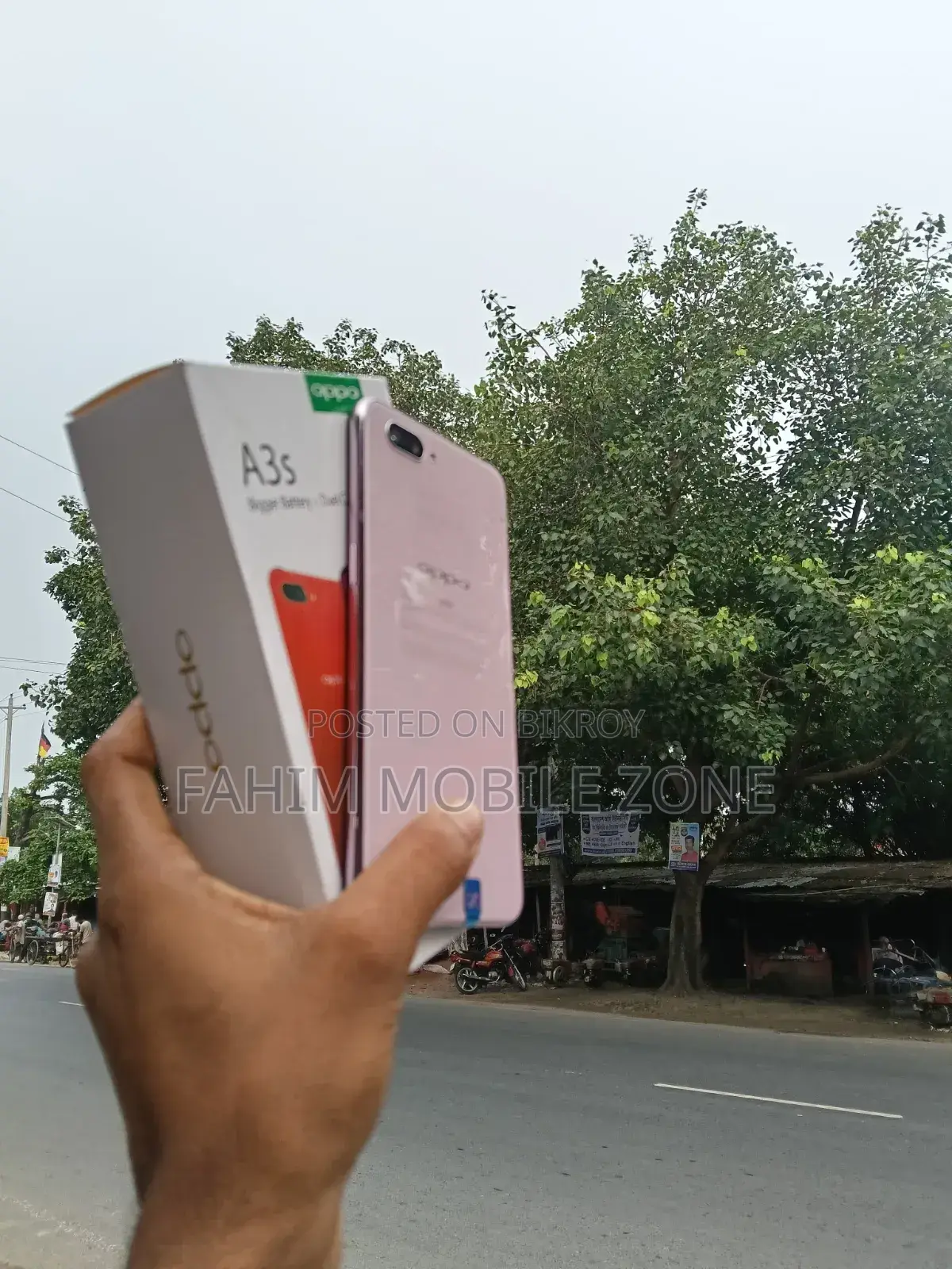 New Oppo A3s 256 GB Pink