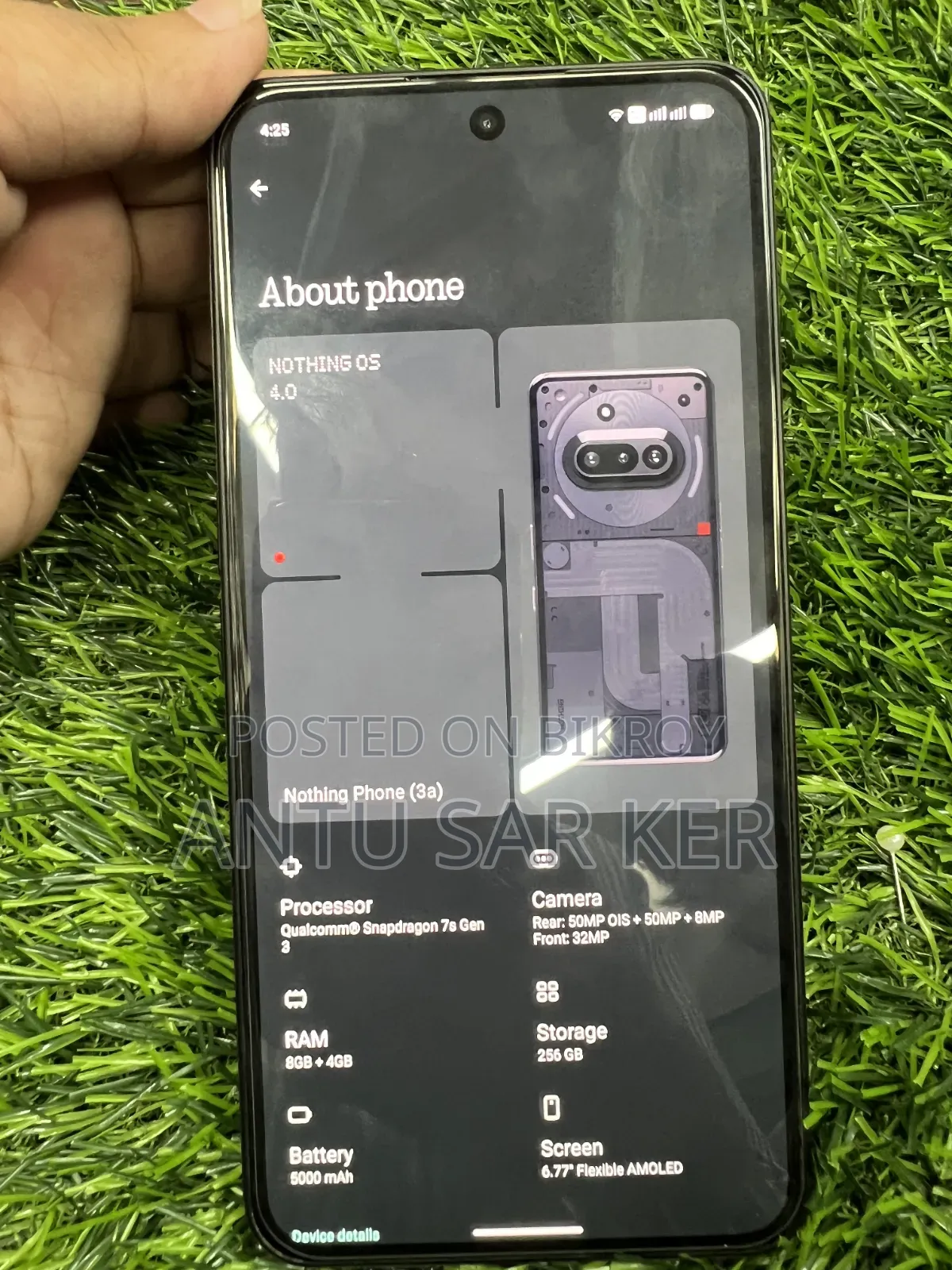নাথিং ফোন ৩এ ২৫৬ জিবি ব্ল্যাক