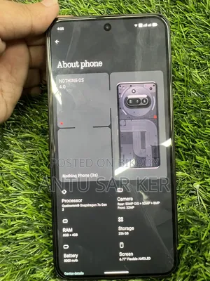 নাথিং ফোন ৩এ ২৫৬ জিবি ব্ল্যাক