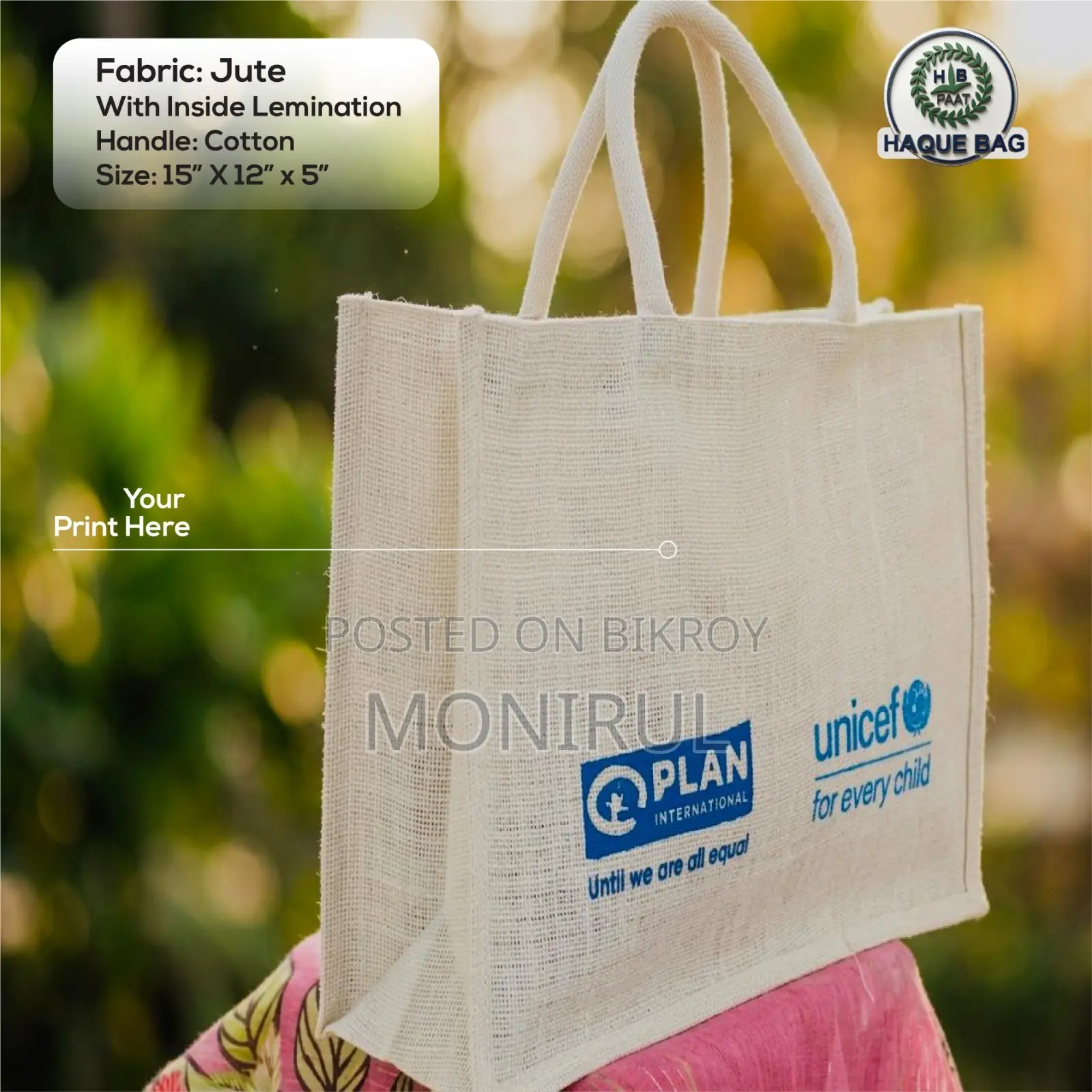 Jute Bag Hand Bag