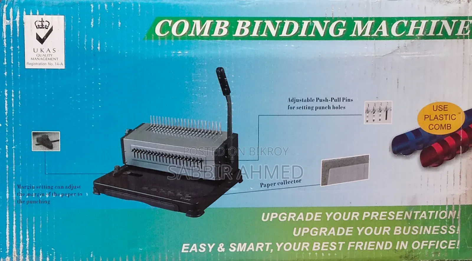 Comb Binding Machine Sell