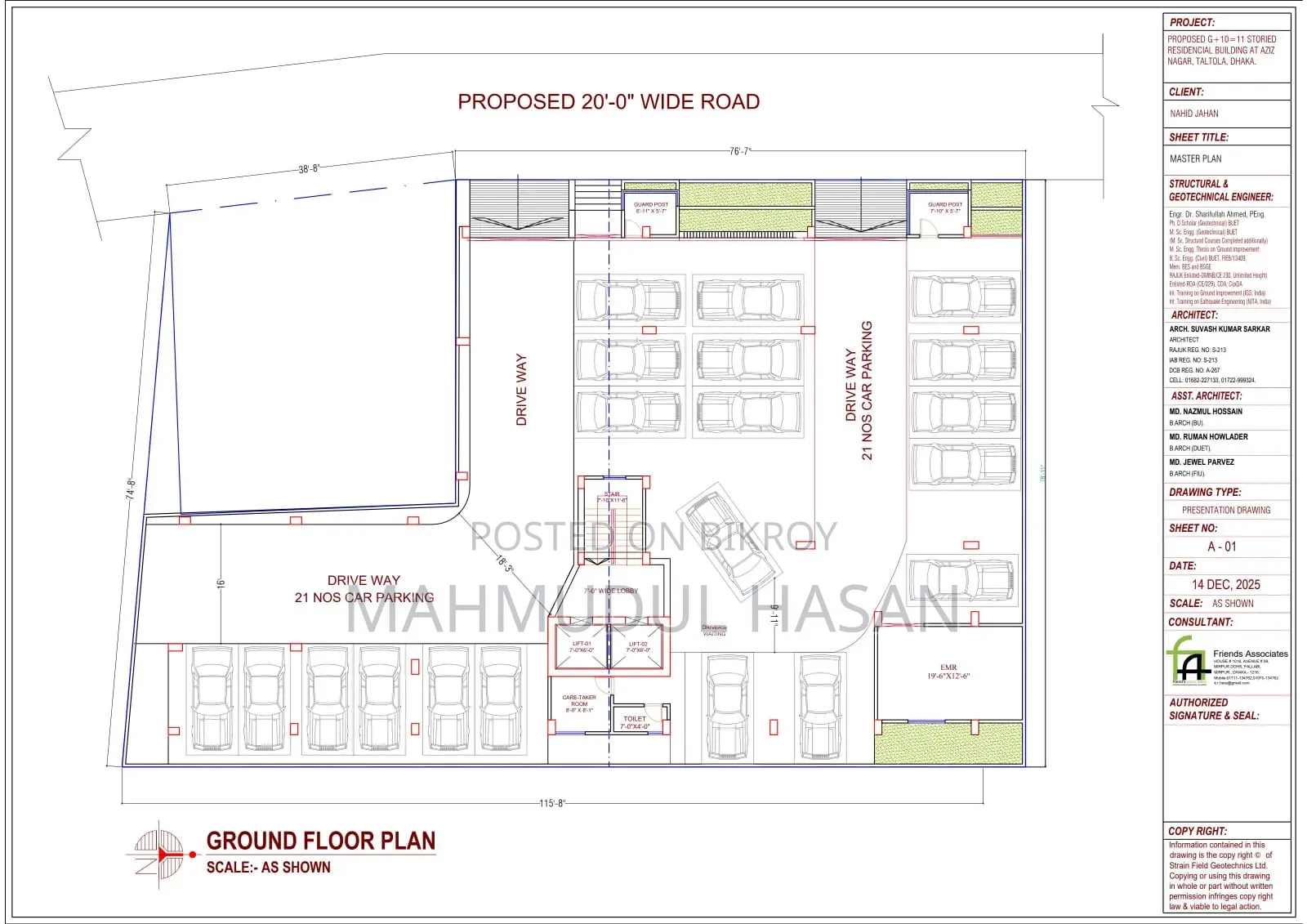 3bdrm Apartment in Royal Legacy Real, Mirpur DOHS for sale