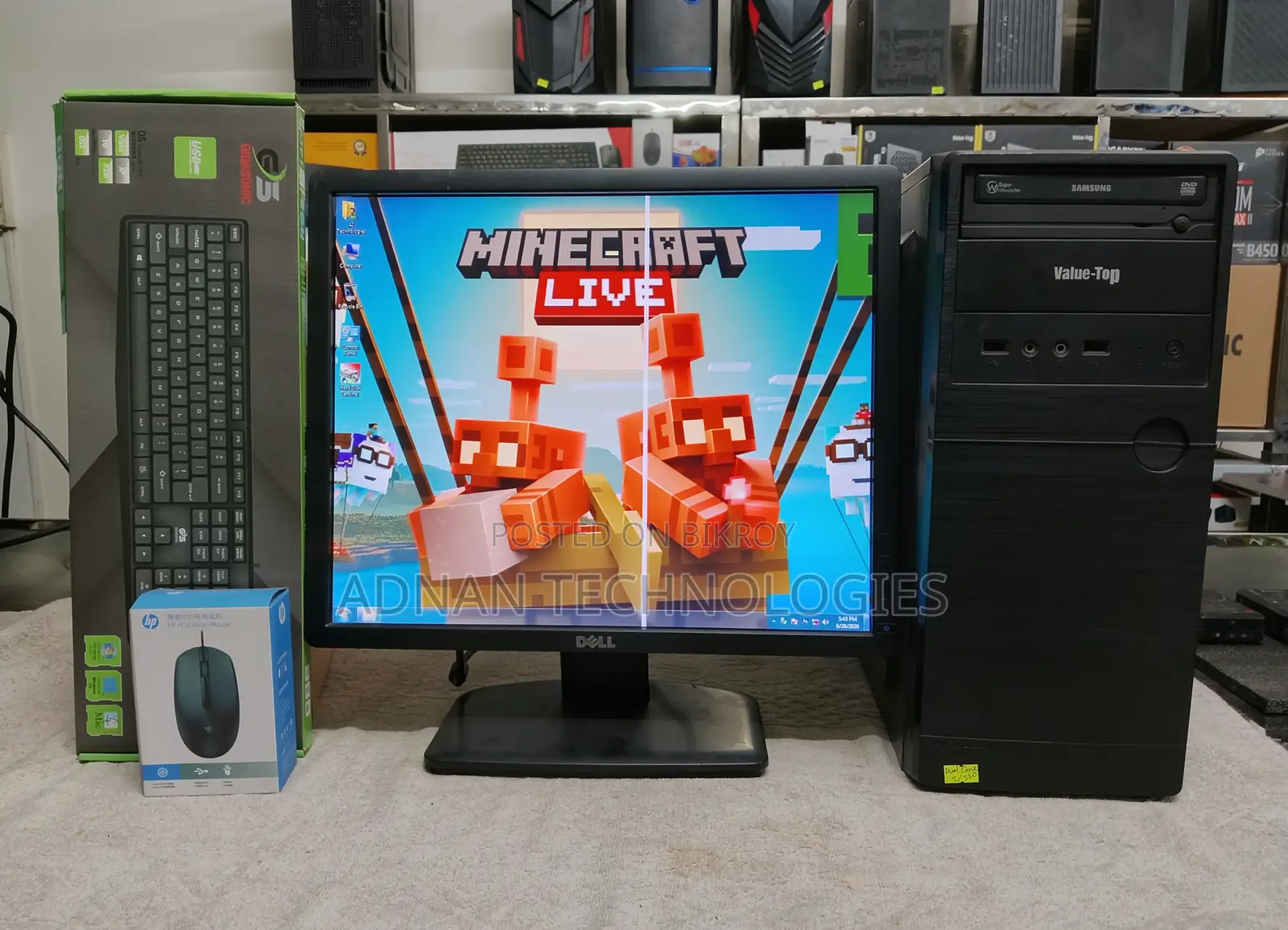 Desktop Computer 4GB Intel HDD 250GB