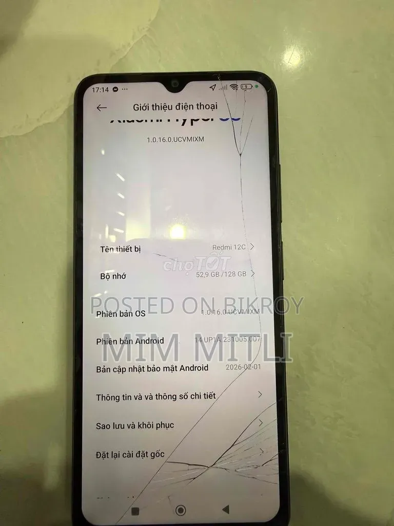 Xiaomi Redmi 12C 128 GB Blue