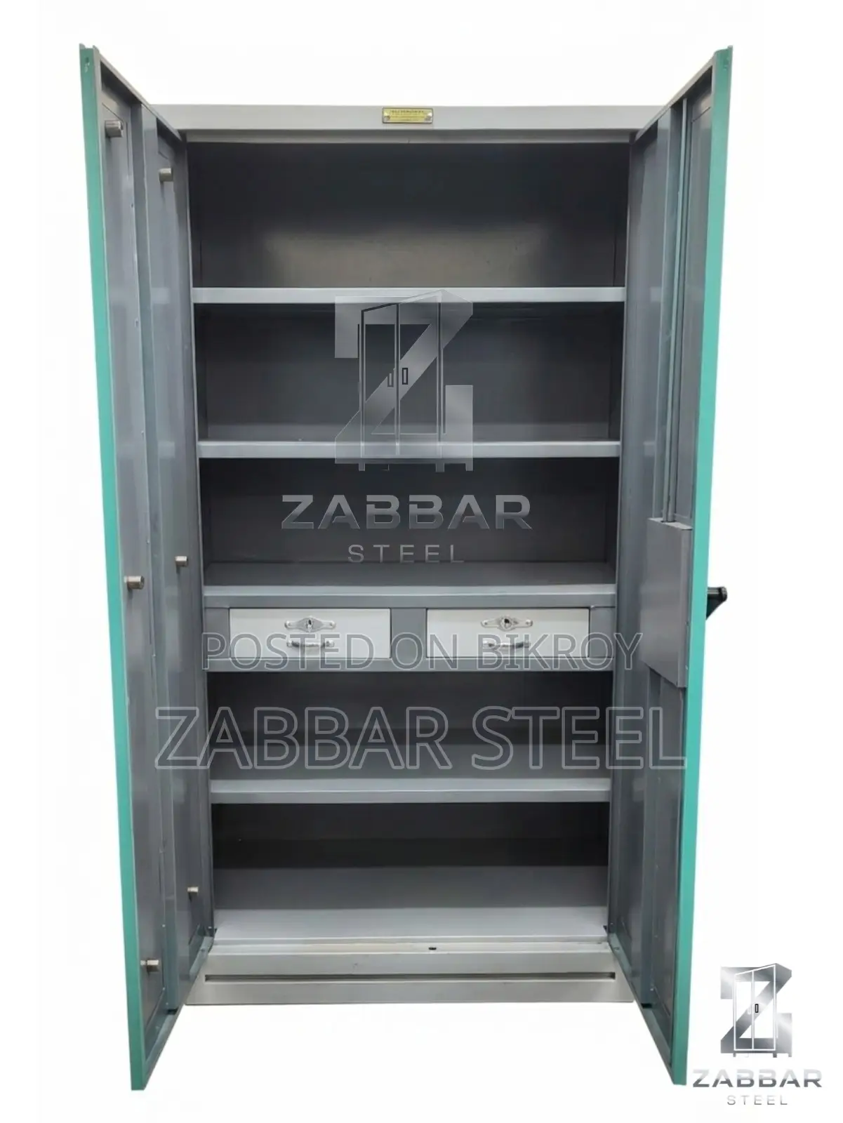 Reliable, Sturdy 2-Door Steel Almirah for Daily Use