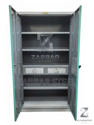 Reliable, Sturdy 2-Door Steel Almirah for Daily Use