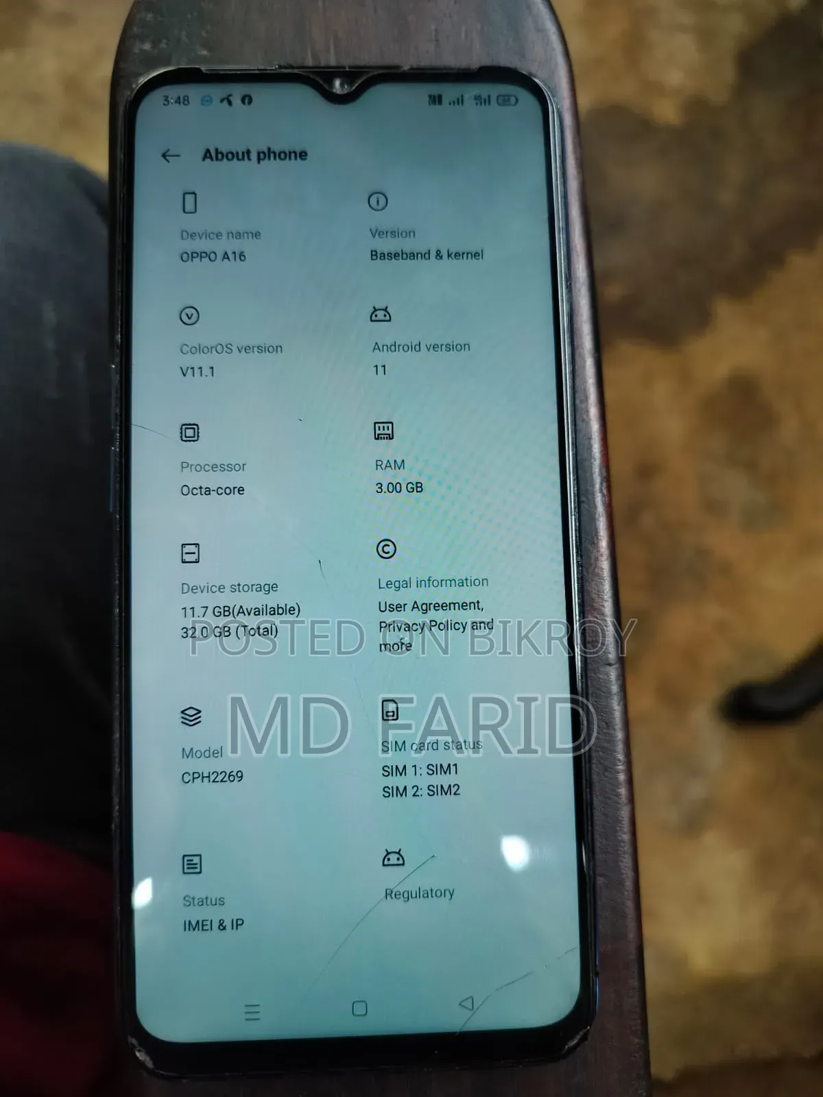 Oppo A16 32 GB Blue