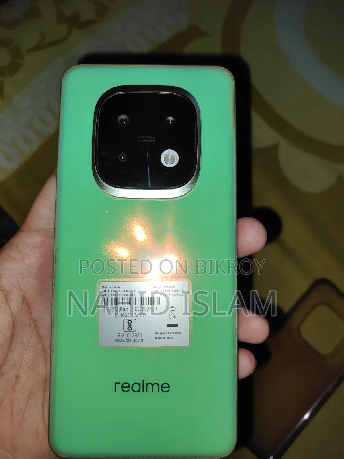 Realme Narzo 70x 128 GB Yellow