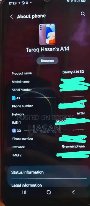 New Samsung Galaxy A14 5G 128 GB