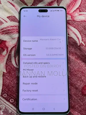 Xiaomi Civi 3 256 GB Blue