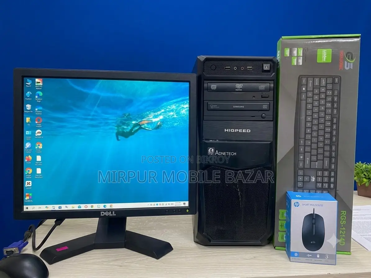 New Desktop Computer 8GB Intel Core I3 SSD 128GB