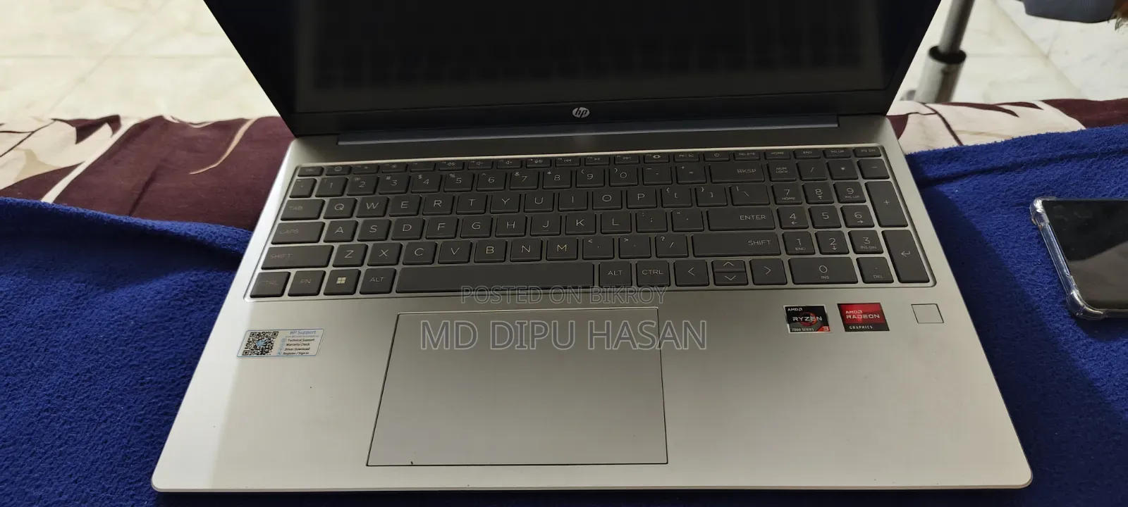 Laptop HP 8GB AMD Ryzen 3 SSD 512GB