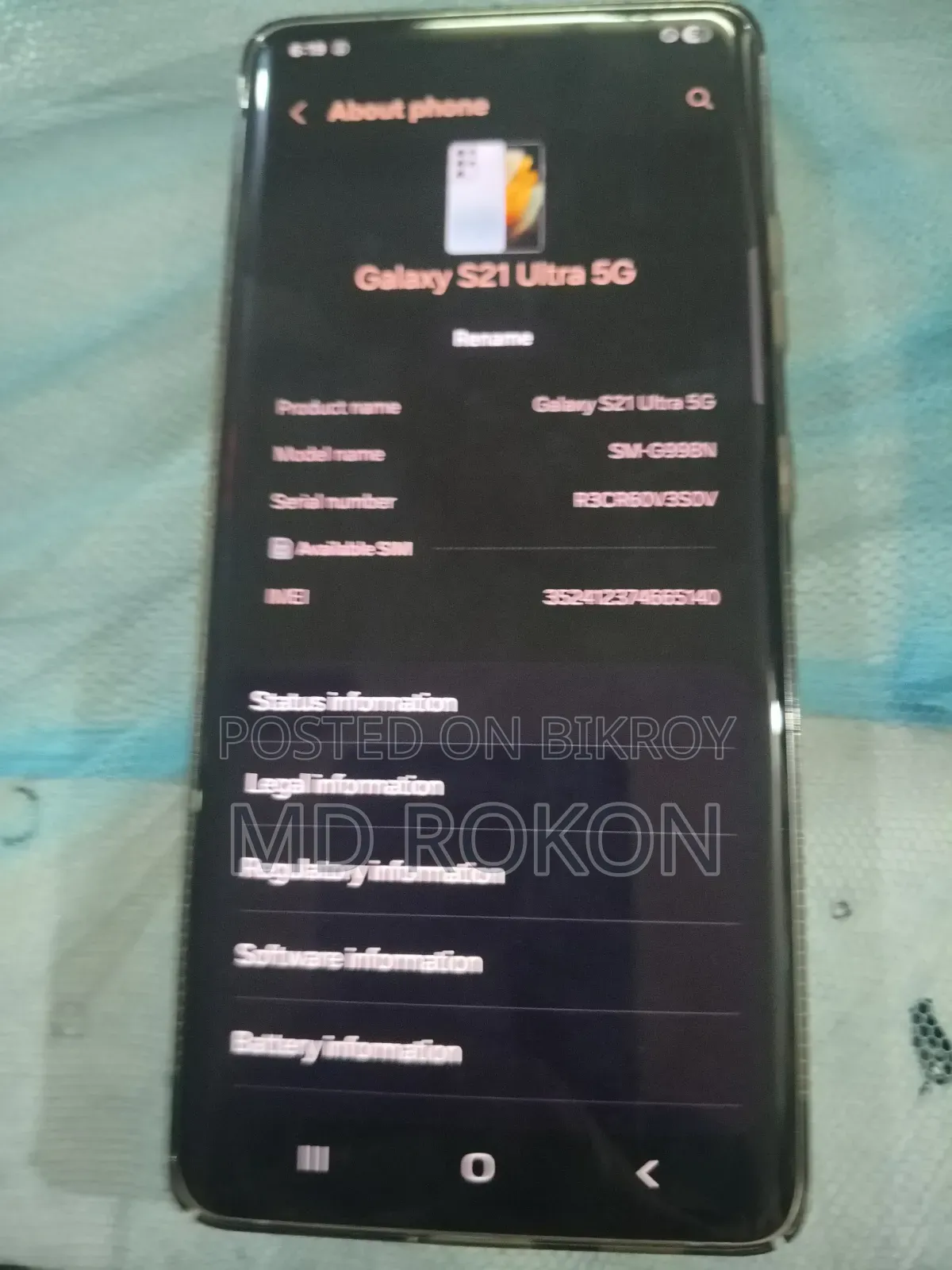 Samsung Galaxy S21 5G 256 GB Black