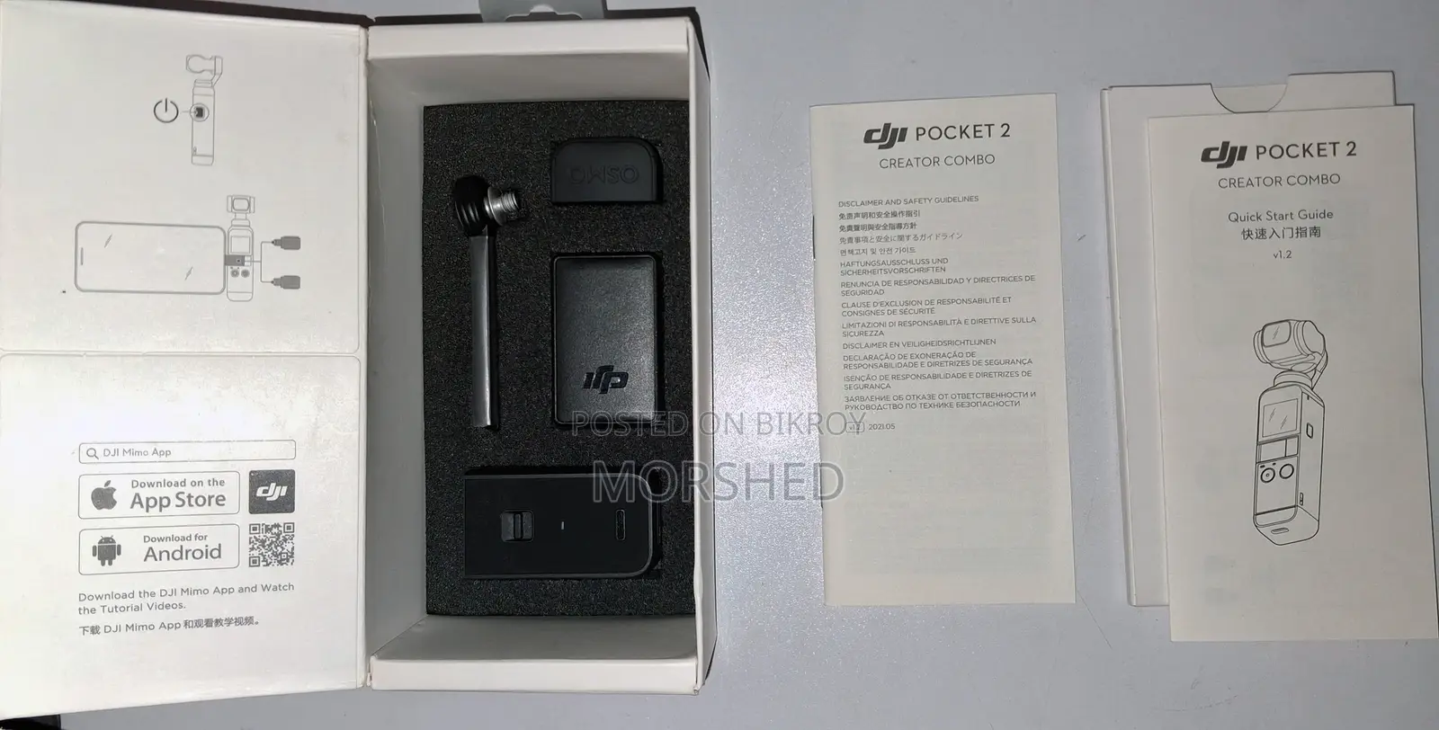 Dji Osmo Pocket-2 4k Creator Combo 3-axis Action Camera
