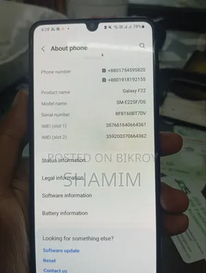 Samsung Galaxy F22 128 GB Black
