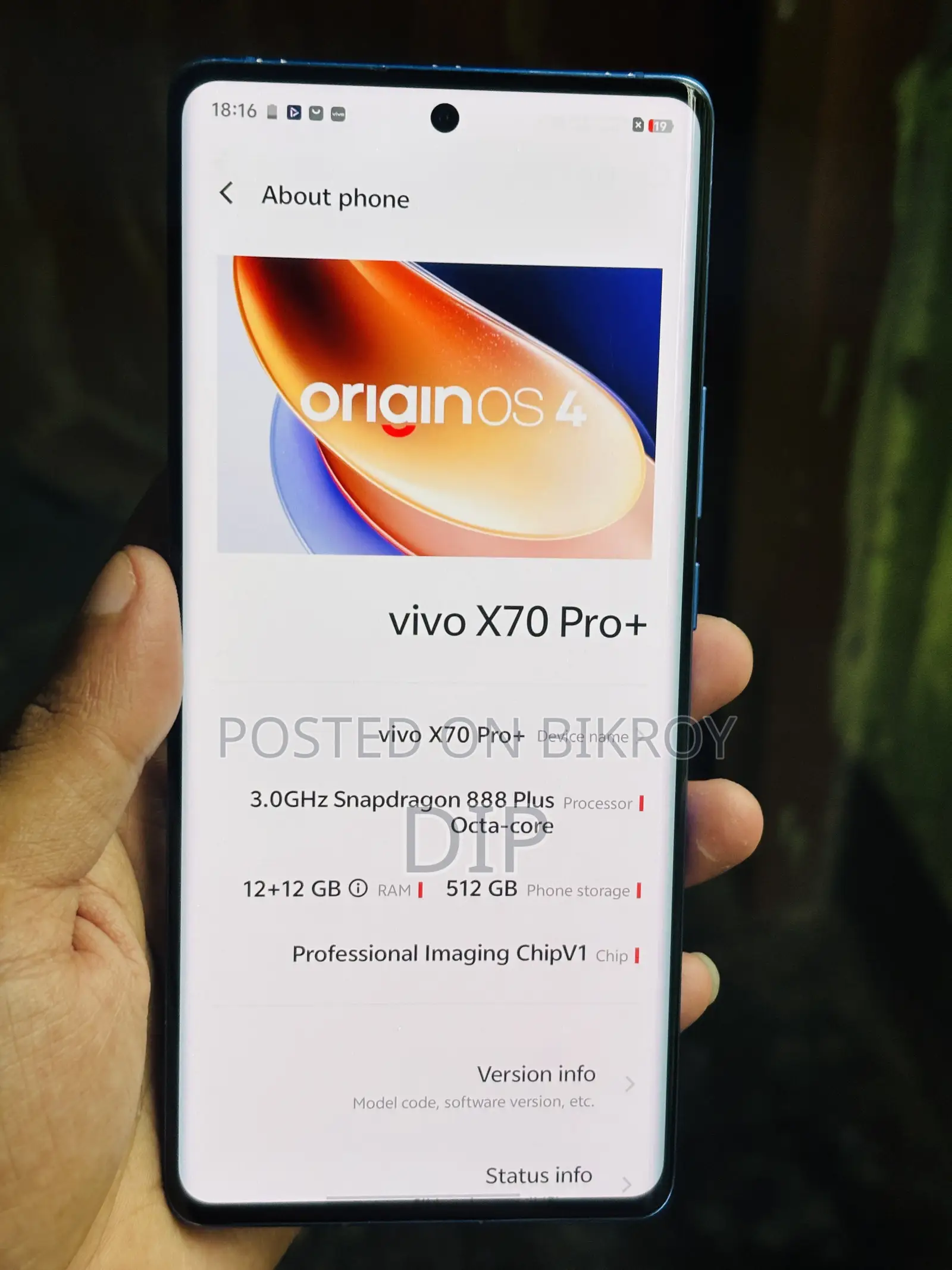 Vivo X70 Pro 512 GB Blue