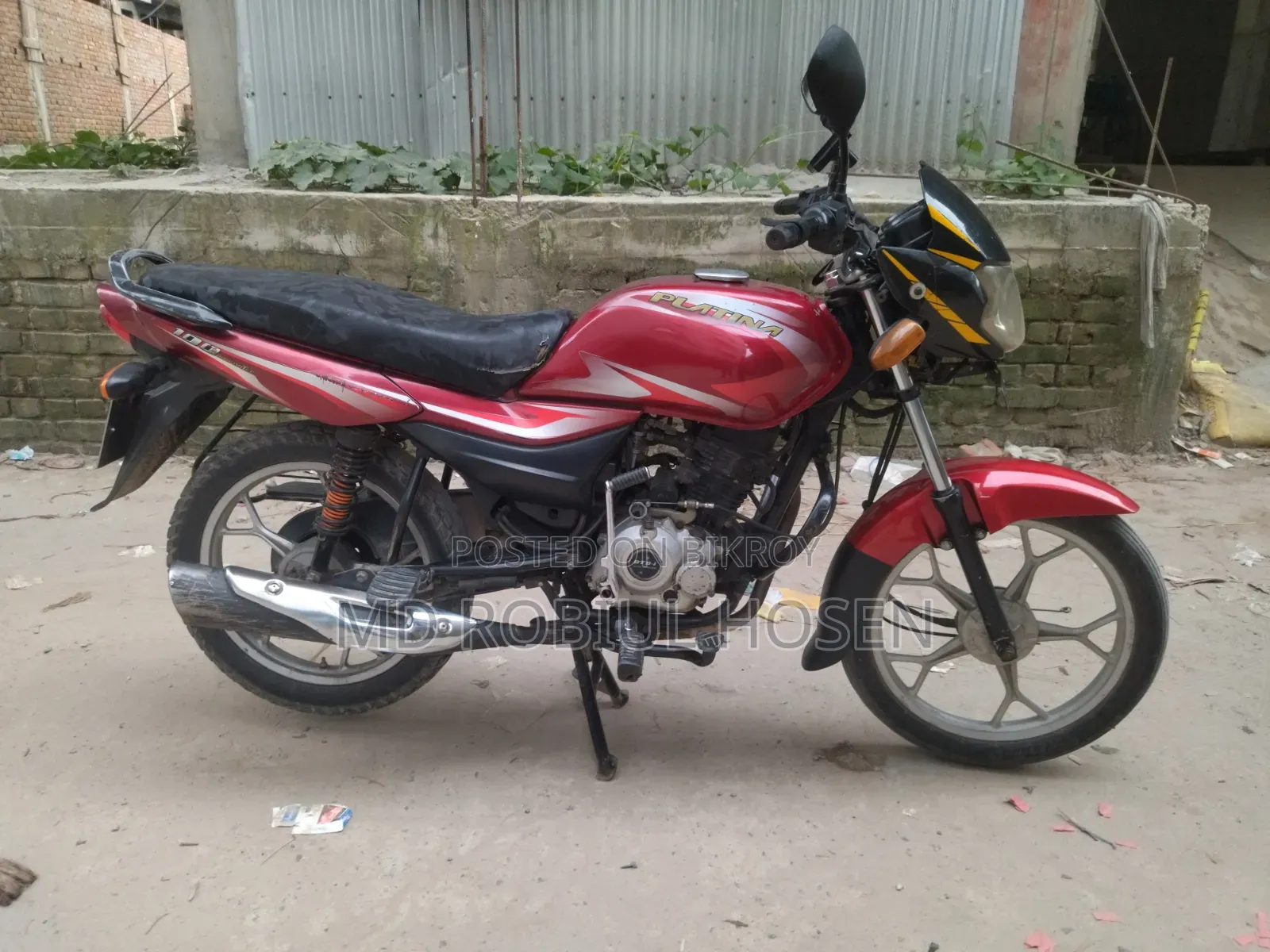 Bajaj Platina 110 ES 2018 Red