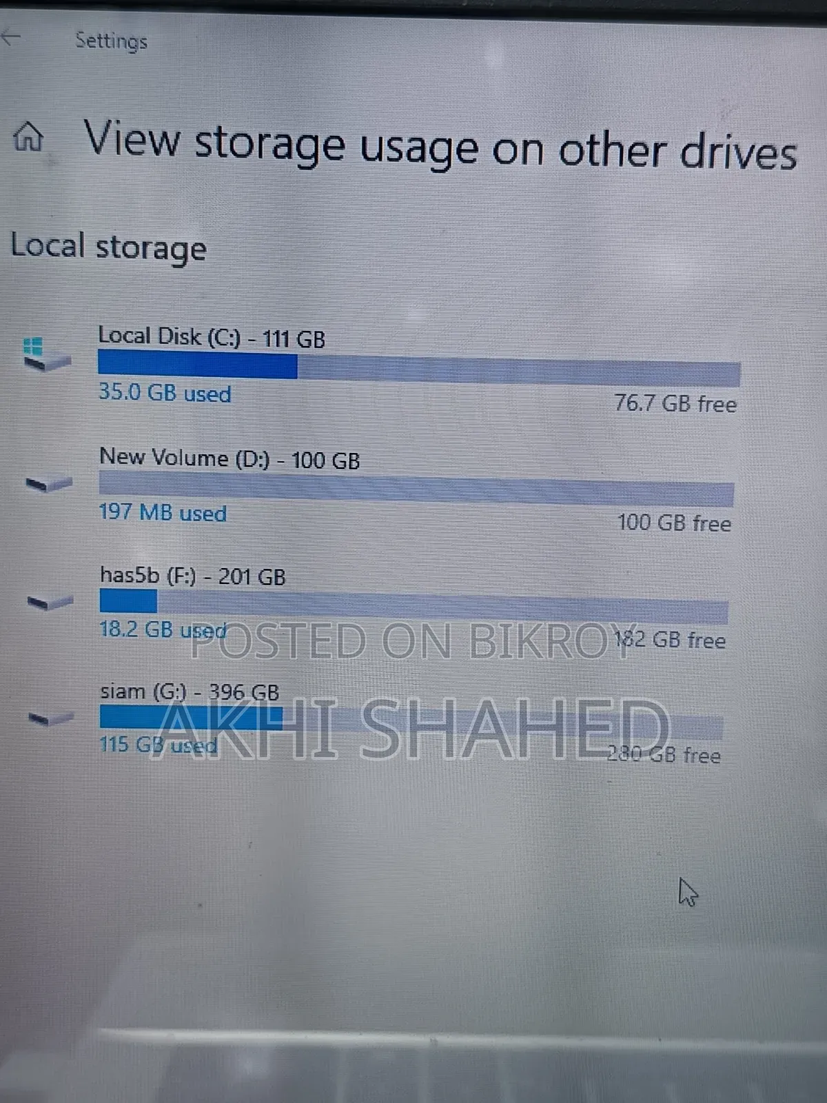Laptop Asus 4GB Intel Core I5 SSD 700GB
