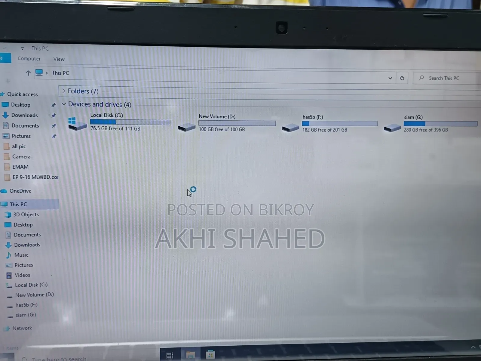Laptop Asus 4GB Intel Core I5 SSD 700GB