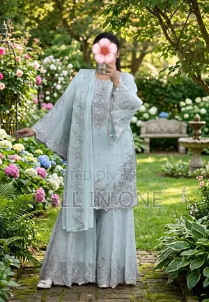 Premium Soft Georgette High Quality Embroidery Work