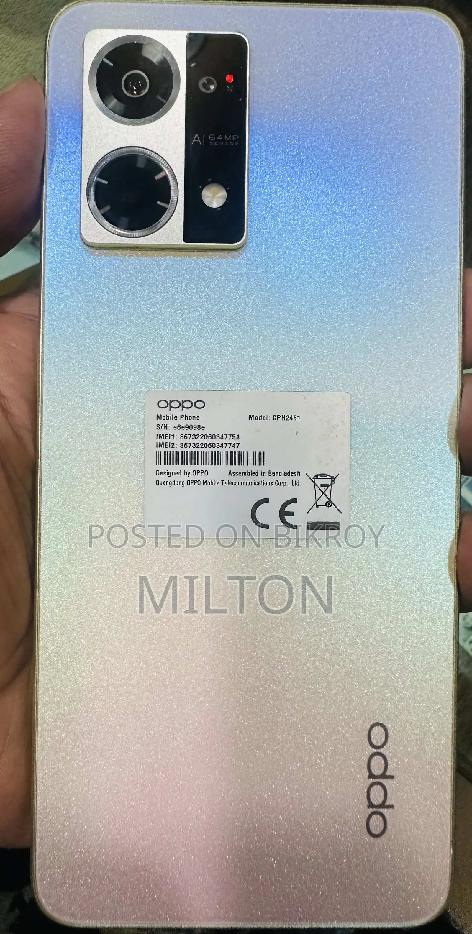 Oppo F21s Pro 128 GB Silver