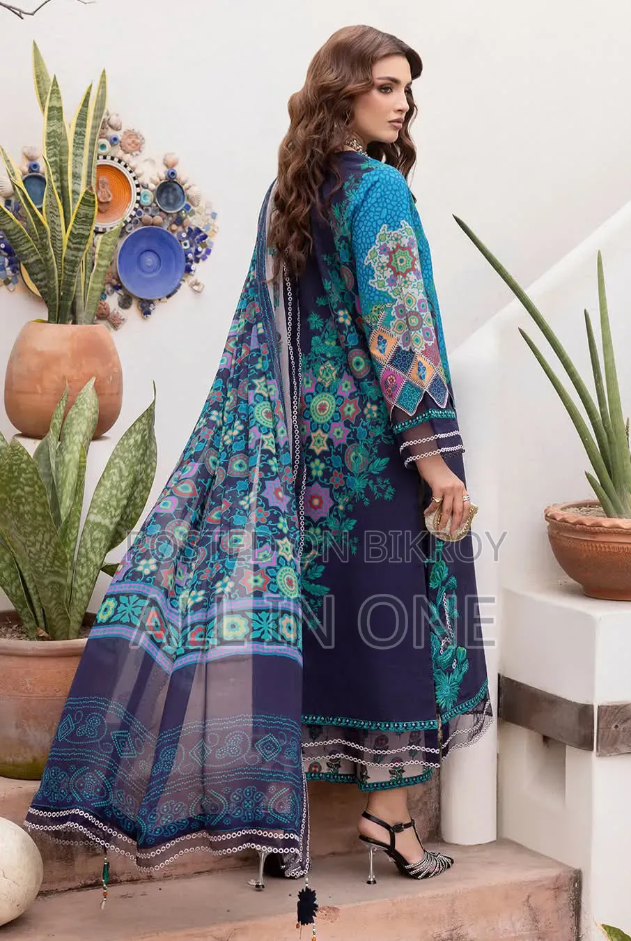 Digital Printed 3 Pieces China Microstich