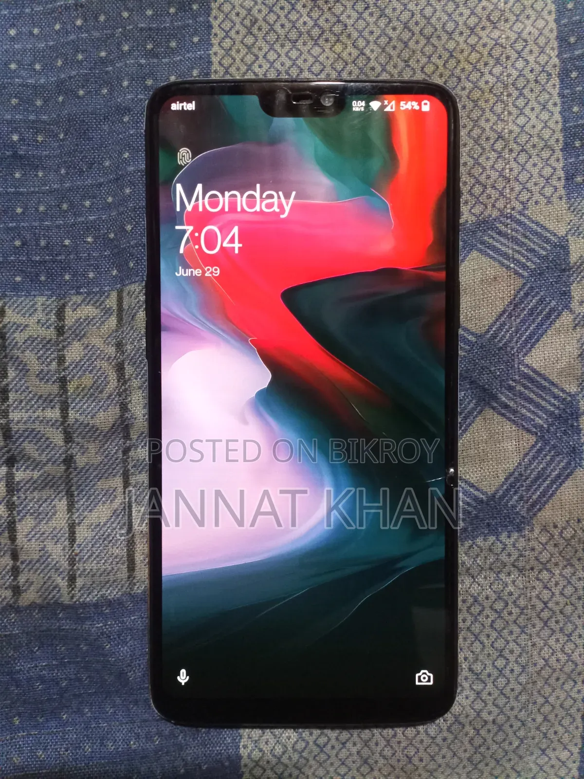 ওয়ানপ্লাস ৬ ৬৪ জিবি কালো
